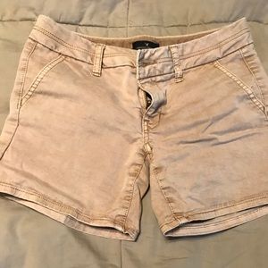 American Eagle Khaki Shorts Size 0